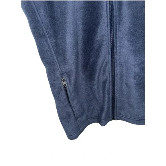 Columbia Boys' XL 18/20 Steens Mountain Fleece Vest Navy Blue Full Zip Outdoors - Picture 7 of 12